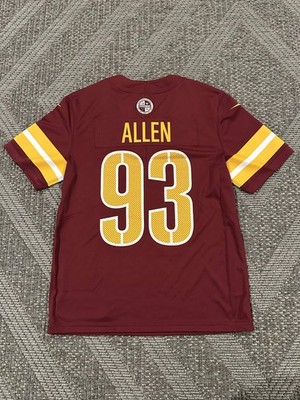 Jonathan Allen Commanders #93 Nike Vapor F.U.S.E Jersey  Nwt M Mens MSRP $160