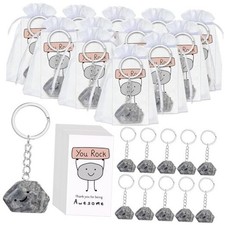 Set Valentines Day Gifts Inspirational You Rock Gifts Bulk Stone Keychain 50