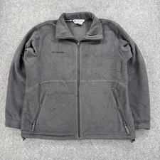 Columbia CORE INTERCHANGE Full Zip Fleece Jacket Gray Men's Medium