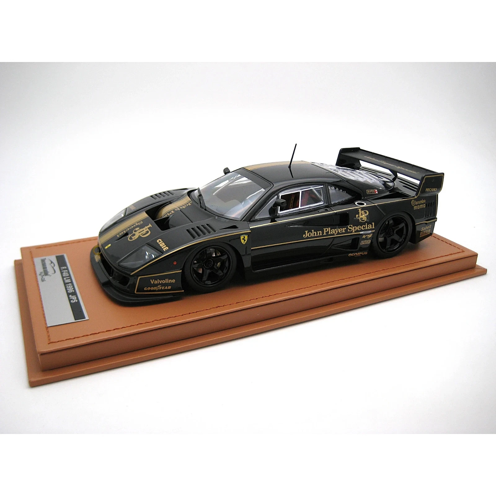 Nuevo Coche Modelo Tecnomodel FERRARI F40 LM JPS JOHN 1996 1:18 NEGRO TM18-410A KidBX - Imagen 1 de 3