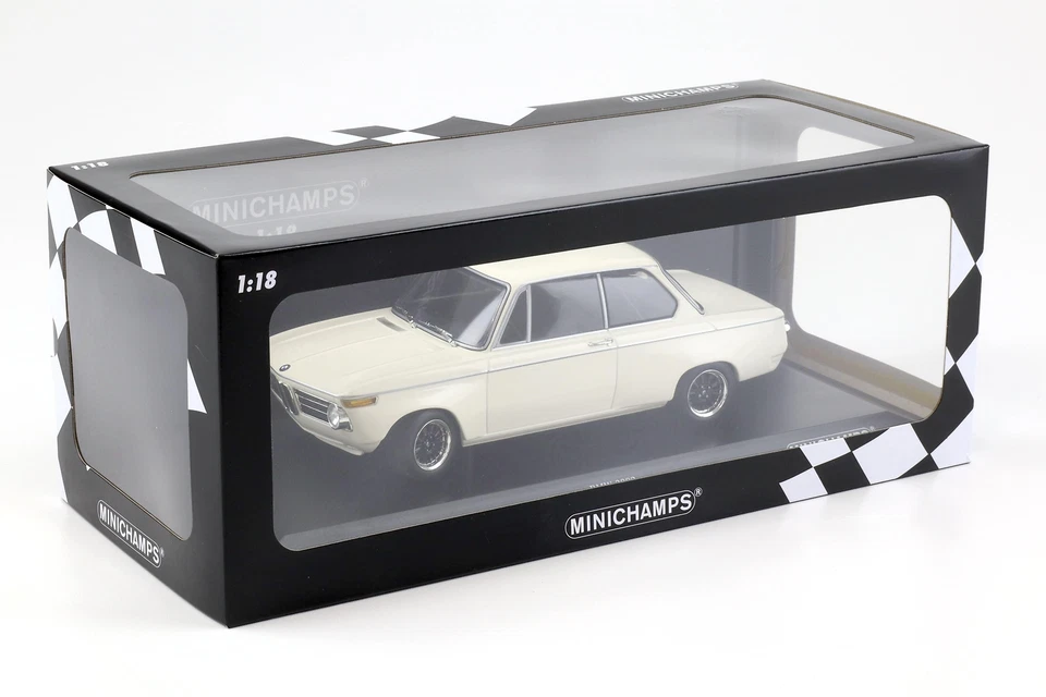1:18 Minichamps BMW 2002 Motorsport Version Plain Body white 1970 - Bild 4 von 4