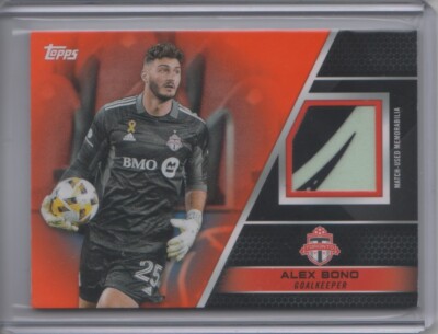 2022 Topps MLS Relic Orange #RABO Alex Bono 13/25 Jersey Patch - Flat S/H