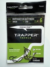 TRAPPER DROPSHOT/LIVE BAIT/FINESSE - SIZE 2/0 - 7 PACKS