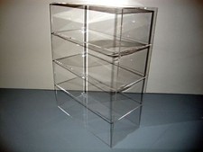 Displays2buy Acrylic Lucite Countertop 12" x 4" x 16" Display ShowCase Cabinet