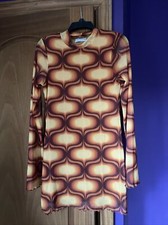 Urban outfitters orange Printed Dress Size L 