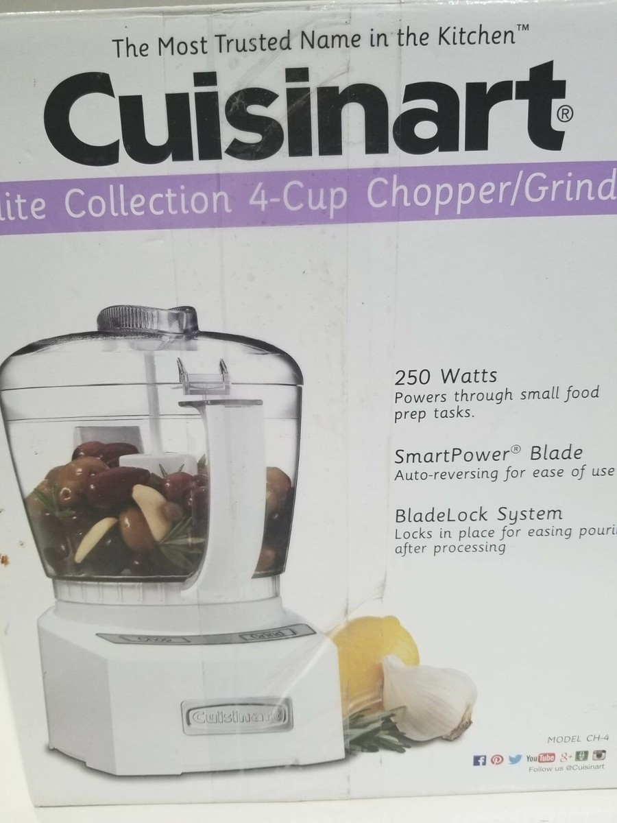 Cuisinart Elite Collection 4-Cup Chopper/Grinder, White