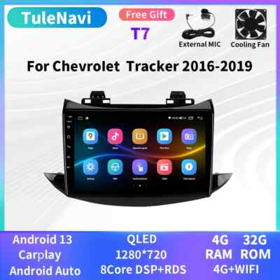 For Chevrolet Tracker Trax 2016-2019 Car Radio CarPlay GPS Multimedia Screen