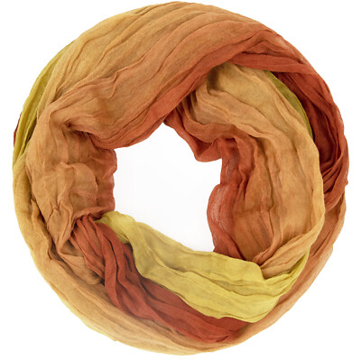 Damen Schal leichter Loop schal Schlauchschal Tuch mit Farbverlauf Viele Farben