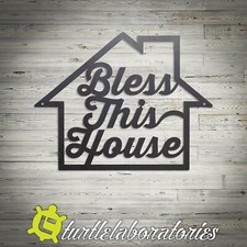 Bless this House2 Metal Wall Art Hanging Home Decor