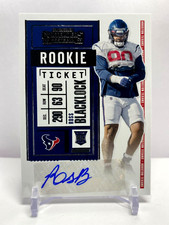 2020 Panini Contenders Rookie Ticket Auto Ross Blacklock Houston Texans No. 165