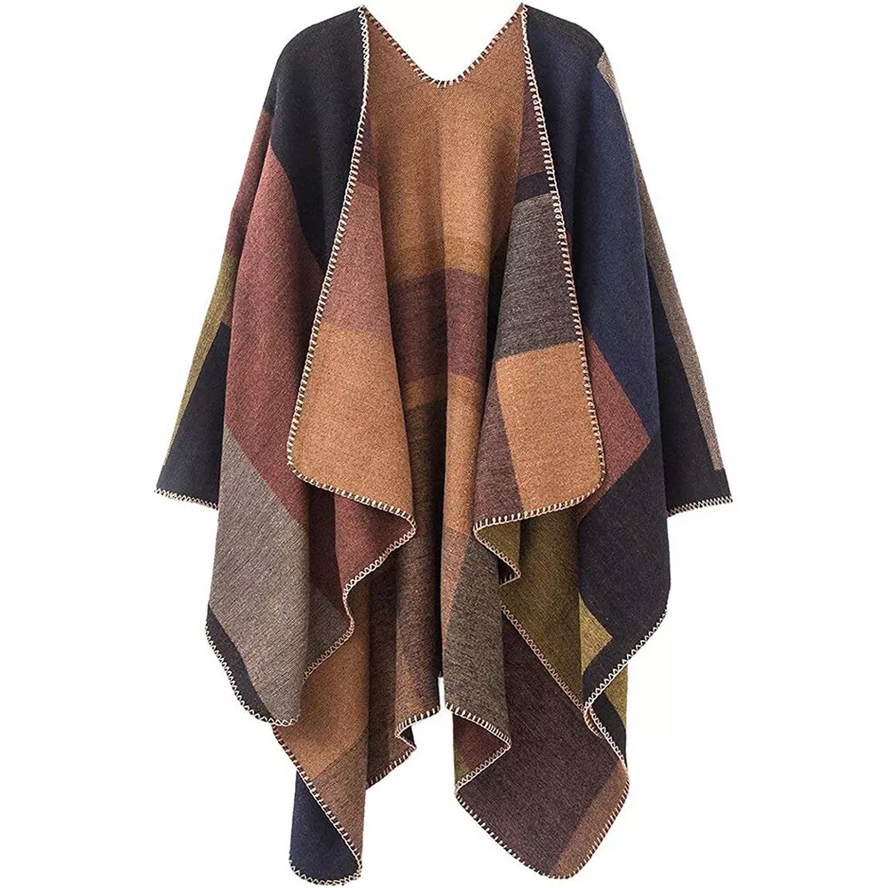 Poncho dress winter 2025