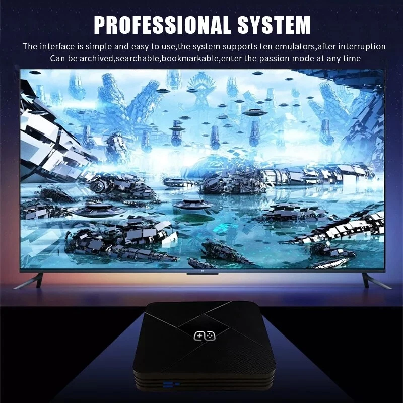 🌟🎮Retroconsole Retrogame Console G5 4k 128Gb 2 Joystick Sistema professionale - Immagine 4 di 4