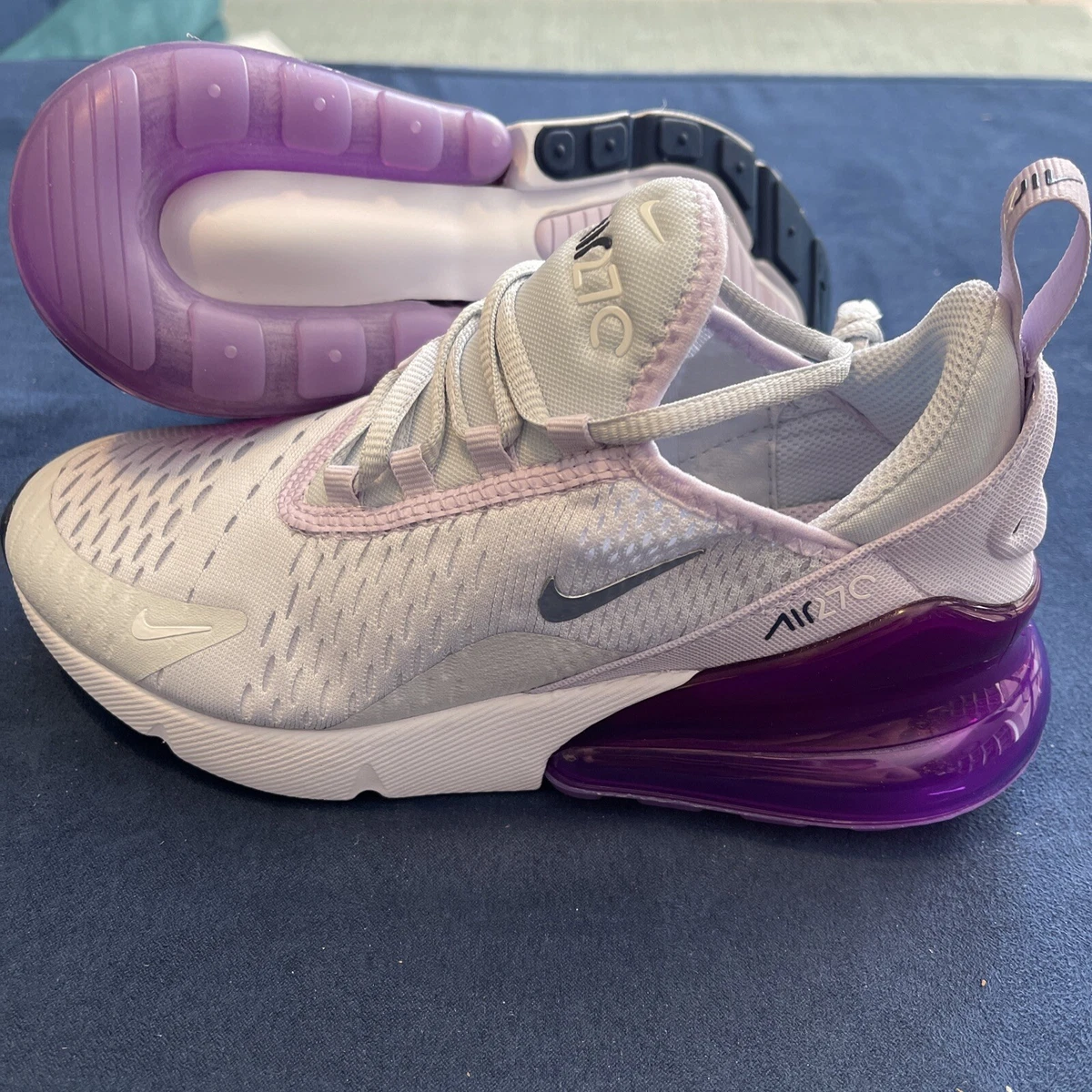 Nike air max top 270 gs pure platinum