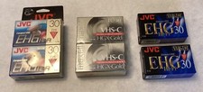 Maxell VHS-C HGX-Gold TC-30 Premium High Grade Blank Camcorder Tapes LOT OF 6
