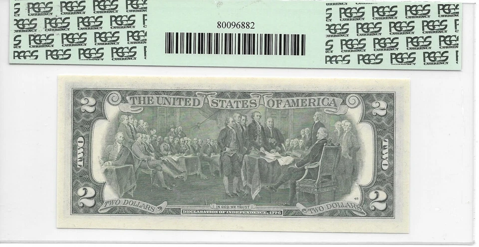 1976* $2 FRN Atlanta* PCGS 67 PPQ SUPERB GEM NEW STAR - Image 2 of 2