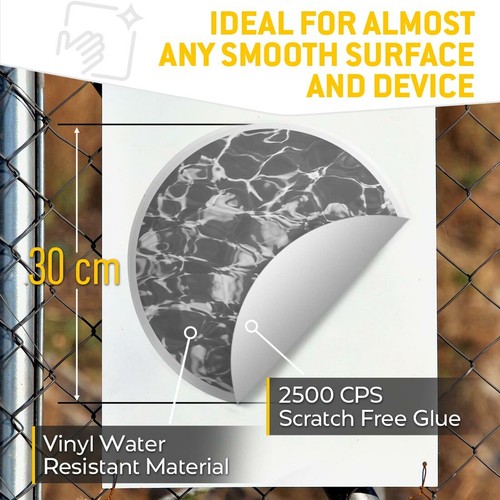 2 x Vinyl Stickers 30cm (bw) - Blue Water Pool Swimming Holiday #41484 - 第 3/8 張圖片
