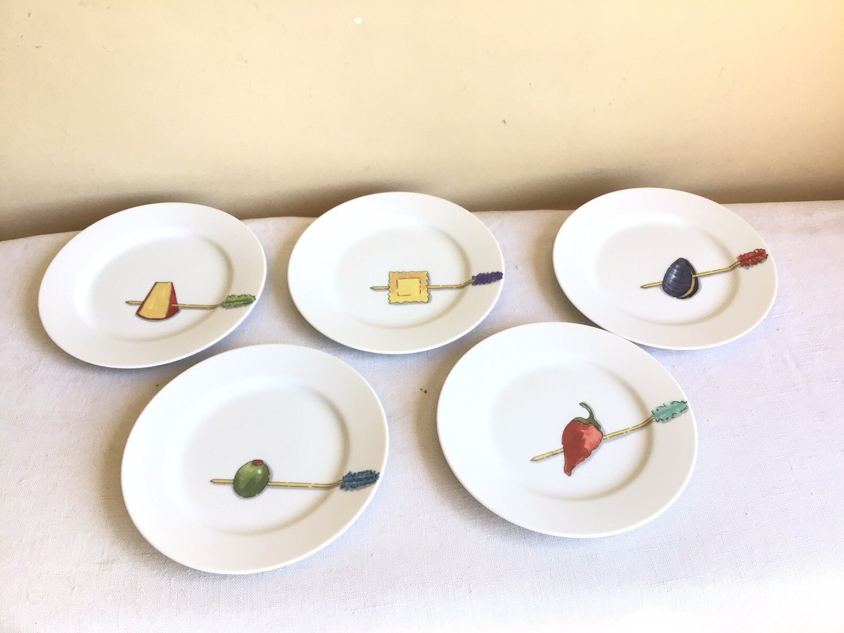Lot Of 5 Nancy Green Crate & Barrel Tidbits Japanese Porcelain