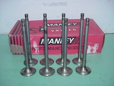 8 Titanium Exhaust Valves 1132 Stem- 1.625 Head 5.560 Long Flat Groove 8 Titanium Exhaust Valves 1132 Stem- 1.625 Head 5.560 Long Flat Groove