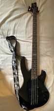 ESP LTD Bass Guitar B-50 Black With Padded Bag & Accessories