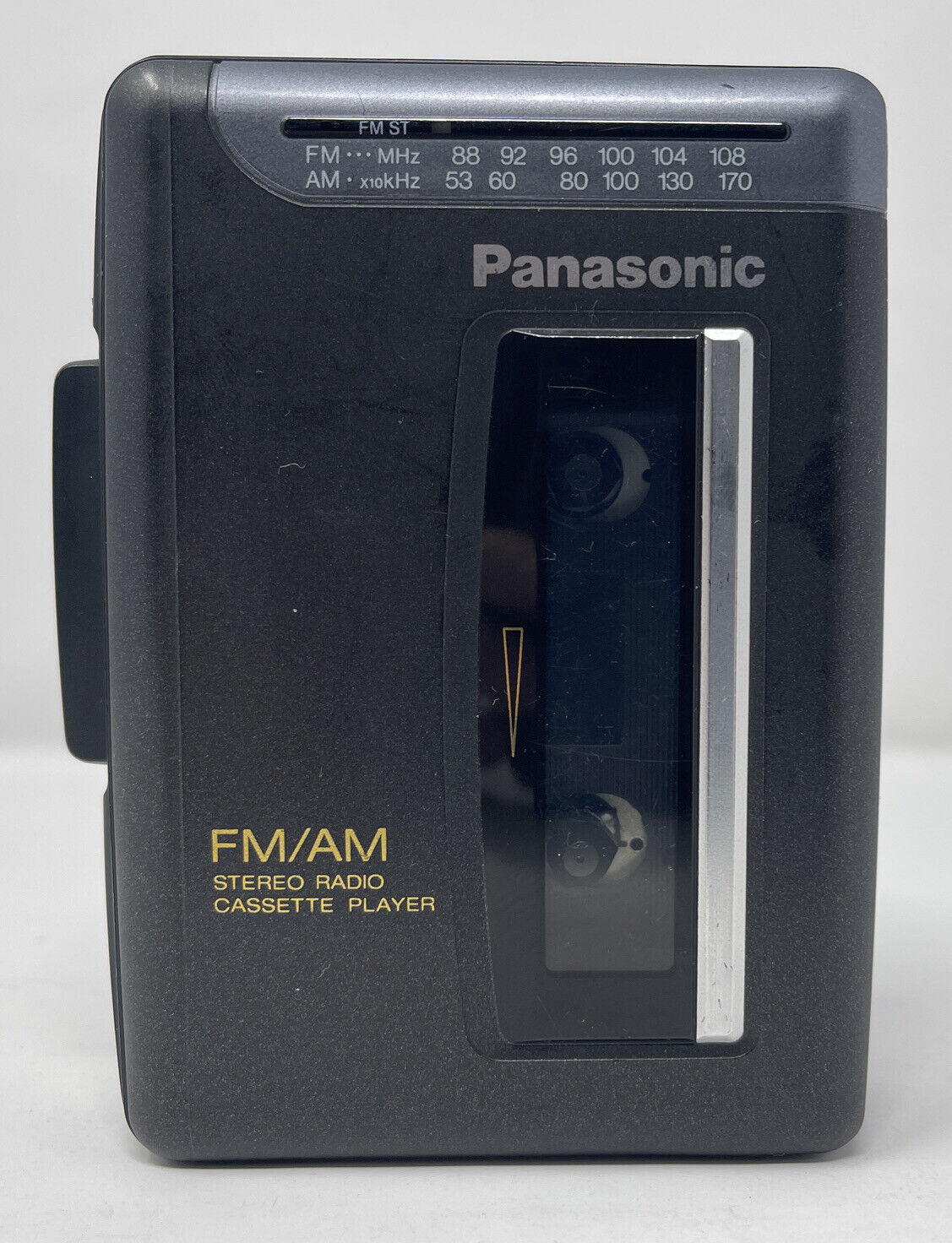 Pre-owned Panasonic 期間限定送料無料 AM 最大86%OFFクーポン FM Steep Bla Cassette RQ-V52 Player Model