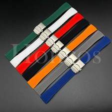 20 22 MM Rubber Aquanaut Watch Band Strap Clasp quick release Fits for Omega