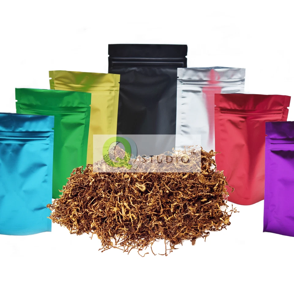 100 Resealable Zip Mylar Packaging Bags for Jerky Products, Smell Proof Bags - Image 4 of 4