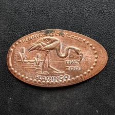 FLAMINGO OKC Zoo - Press Coin Elongated Penny Souvenir