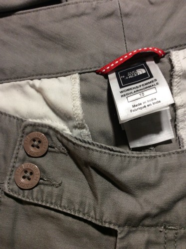 The North Face Women's 10 Reg AV2U Grey Gray Convertible Hiking Cargo Pants VGUC - 第 5/5 張圖片