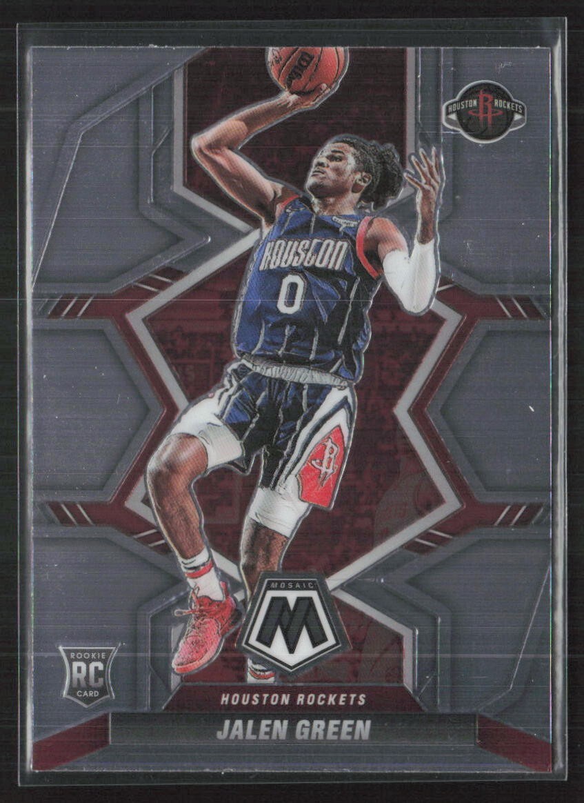 2021 Panini Mosaic Jalen Green #206 Base Rookie Card RC Houston Rockets