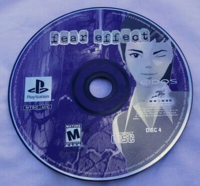 Fear Effect Disc 4 Only Playstation 1 2 PS2 PS1 Game Working Original Authentic