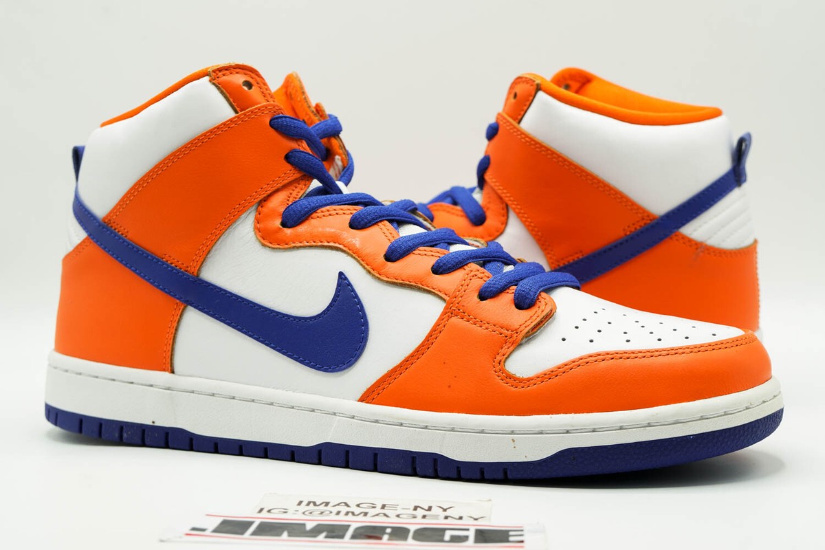 NIKE DUNK SB HIGH NEW SIZE 13 SUPA SAFETY ORANGE HYPER BLUE NIKE DUNK SB HIGH NEW SIZE 13 SUPA SAFETY ORANGE HYPER BLUE
