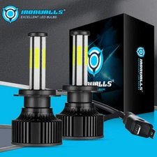 4/6/8 Sides H7 LED Headlight Bulbs Kit High or Low Beam Super Bright White 6000K