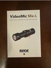 Rode VideoMic Me-L Video Mic Microphone for Apple iPhone iPad w/ Lightning Port