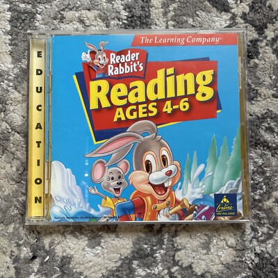 Reader Rabbit Personalized Reading Ages 4-6 Learning Company Cd-Rom 1998
