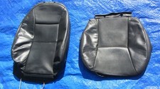 02-05 Saab 9-5 Oem Arc Charcoal Perforated Driver Left Side Leather Seat Covers