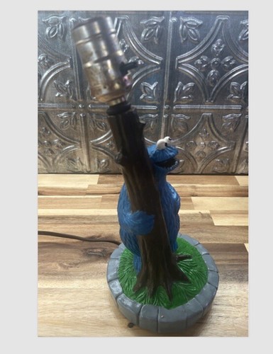 VTG 70s Jim Hensons Muppets Sesame Street Cookie Monster Table Lamp Light Plasti - Picture 5 of 12