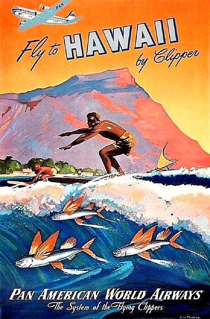 PAN AMERICAN WORLD AIRWAYS hawaii アート