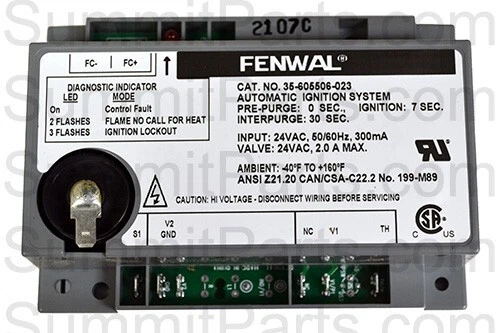 OEM FENWAL DSI MODULE 24V IGNITION BOX FOR ADC AMERICAN DRYER - 887133, 128937