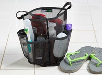 Mesh Shower Caddy With Toothbrush And Soap Caddy - Black 3 Piece Pack Set on sale Mesh Shower Caddy With Toothbrush And Soap Caddy - Black 3 Piece Pack Set on sale