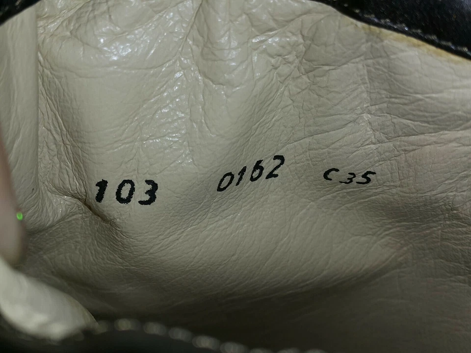 Botas para mujer GUCCI de cuero marrón metálico punta tacón de gatito EUR 35 Foto 4 de 4