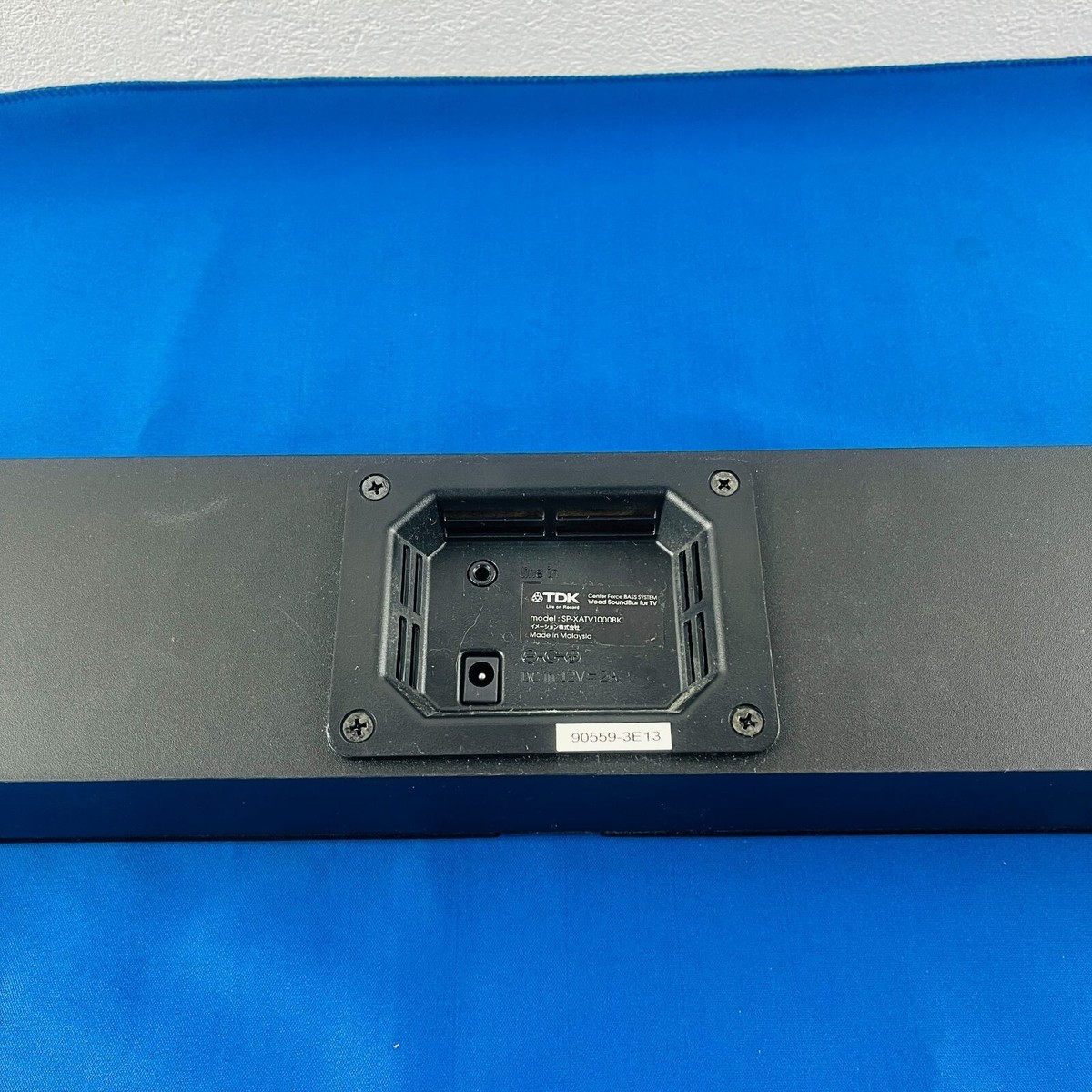 TDK Wood SoundBar forTV SP XATV1000BK Electricity is confirmed