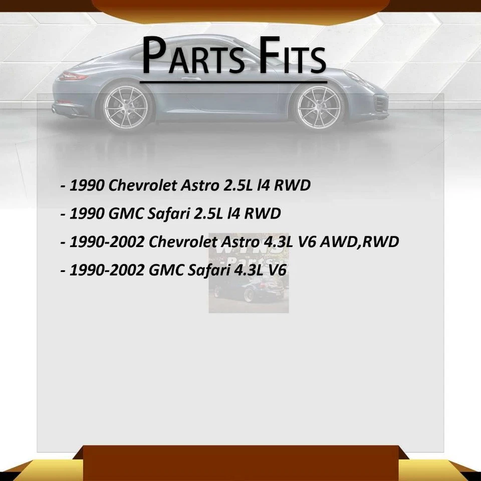 Eje trasero OE Solutions 2x para Chevrolet Astro 4,3 L AWD RWD 1990-2002 Foto 2 de 4