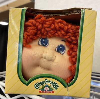 Cabbage Patch Red Hair, Blue Eyes Ear Muffs (1984) RAG21