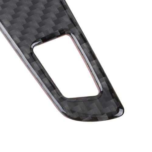 Cubierta de botón del panel de cambio de marchas de fibra de carbono real para BMW serie 5 ~ F10 11-17 - Imagen 5 de 6