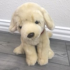 FAO Schwarz Golden Yellow Labrador Lab Puppy Dog 10 Plush Stuffed Lovey