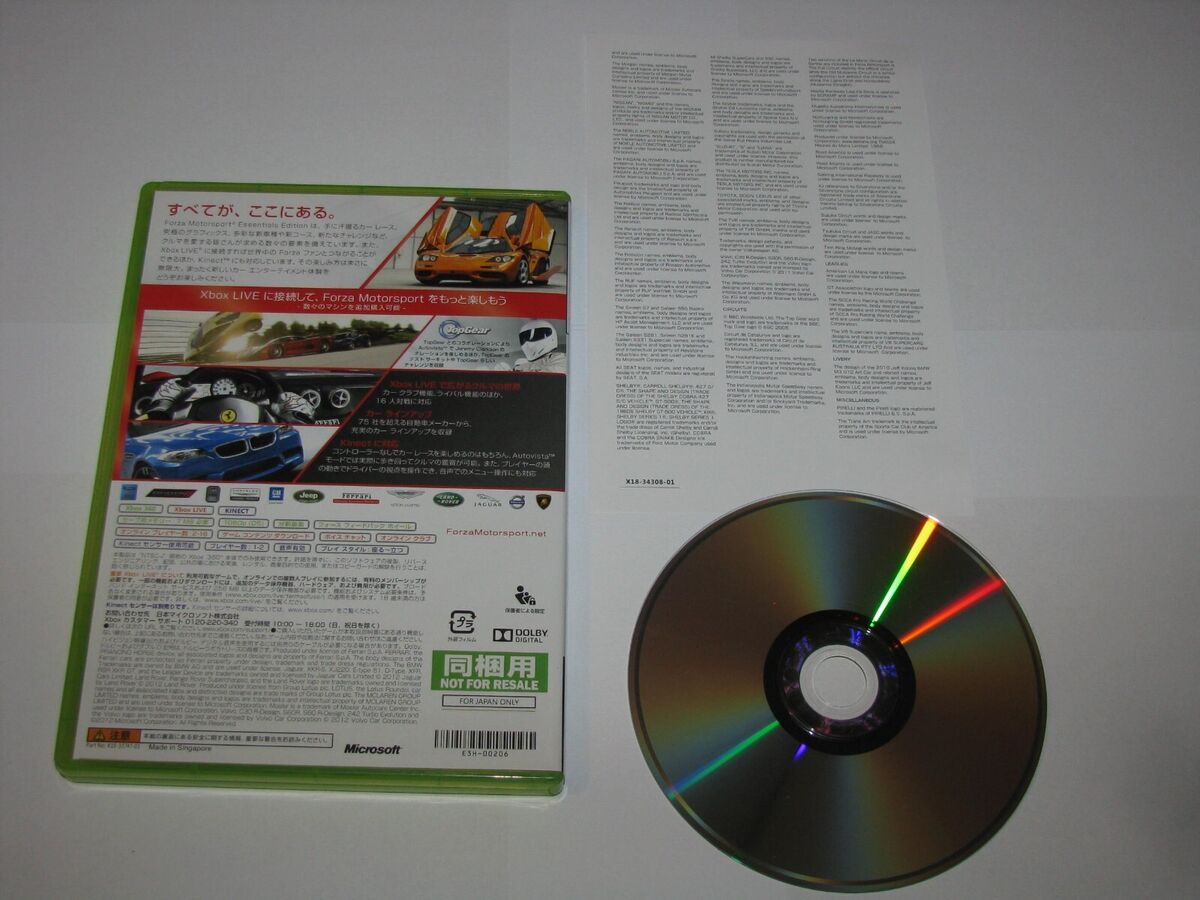 Forza Motorsport 4 Limited Edition Import Japan Xbox 360 Japanese JP