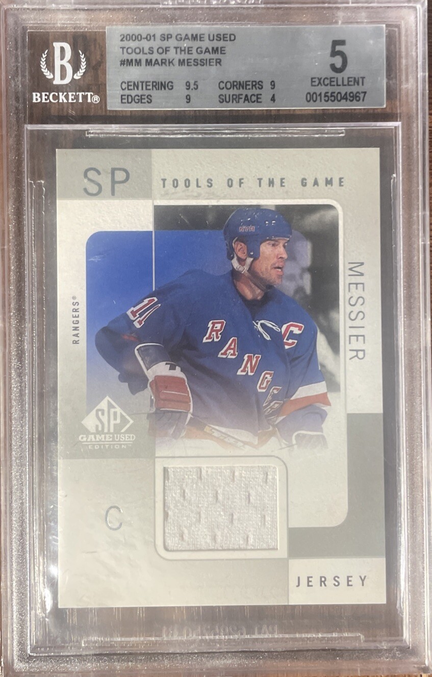Mark Messier - SP Game Used Tools Of The Game - Beckett 5