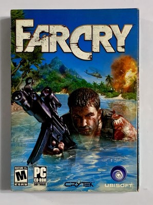 Far Cry 1 5-Disc PC CD-ROM Complete Crytek Ubisoft Big Box FPS Shooter Game