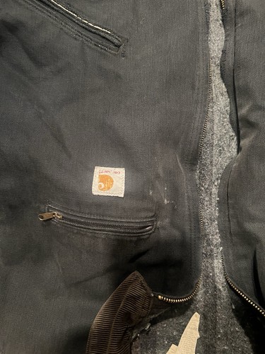 Vintage Y2K Carhartt black Detroit work wear jacket by Carhartt, $155 - Photo 4