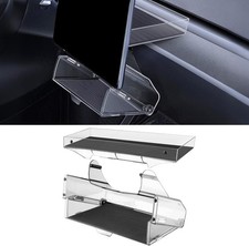 for Tesla Model Y Juniper 2025 2026 Under Screen Storage Box, Magnetic Hideable